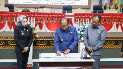 Tanda Tangani Nota Kesepakatan Perubahan Kebijakan Umum Anggaran dan PPAS Tahun 2024