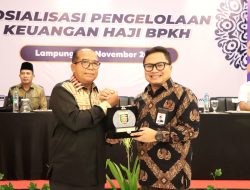 Penjabat Gubernur Lampung Buka Sosialisasi Pengelolaan Keuangan Haji BPKH dan Dorong Persiapan Bandara Radin Inten II untuk Pelayanan Haji