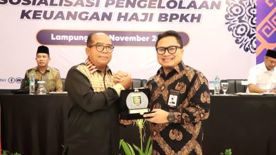Penjabat Gubernur Lampung Buka Sosialisasi Pengelolaan Keuangan Haji BPKH dan Dorong Persiapan Bandara Radin Inten II untuk Pelayanan Haji