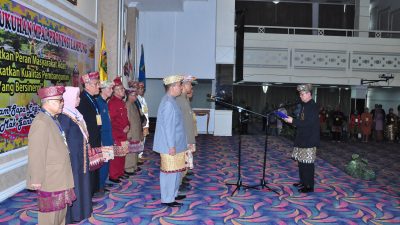 Pj. Gubernur Lampung Kukuhkan Pengurus MPAL Periode 2025-2029, Wujudkan Sinergi Adat dan Pembangunan