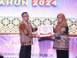 Komisi Informasi Provinsi Lampung Berikan Apresiasi Keterbukaan Informasi, Anugerah Keterbukaan Informasi 2024 Jadi Tolok Ukur Transparansi Publik