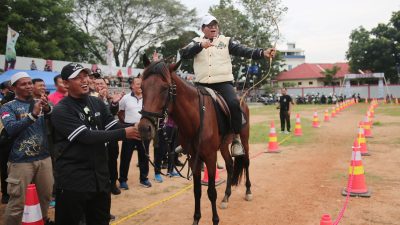 Pj. Gubernur Lampung Samsudin Buka Kejuaraan Nasional Panahan Berkuda Piala Gubernur 2024