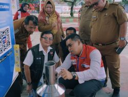 Tinjauan Satgas Pengawasan BBM dan LPG, Pertamina bersama Pemerintah Provinsi Lampung melakukan pengecekan Lembaga Penyalur