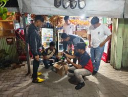 Polsek Pesisir Tengah Gelar Razia Miras, Amankan 42 Botol Miras Ilegal