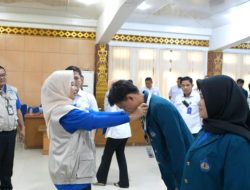 Rektor Kunjungi Pelepasan KKN MBKM I di Lampura