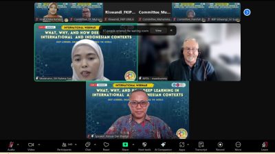 Webinar Internasional FKIP Bahas Deep Learning dalam Konteks Indonesia dan Global