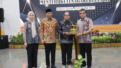 Pj. Gubernur Lampung Gelar Malam Ramah Tamah Bersama Menaker, Tegaskan Komitmen Pembangunan Tenaga Kerja Unggul