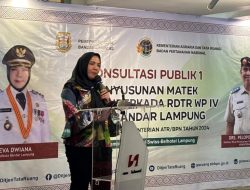 Susun Rencana Kontruksi dan Pola Ruang, Pemkot Bandar Lampung Gelar Konsultasi Publik Penyusunan RDTR