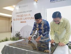 Pj. Gubernur Lampung Resmikan Ballroom Masjid Raya Al-Bakrie, Simbol Harmoni dan Kemajuan