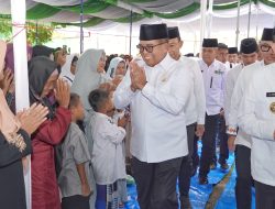 Pj. Gubernur Lampung Hadiri Peringatan Isra Mi’raj dan Harlah Ponpes Al Hikmah Istiqomah di Way Kanan
