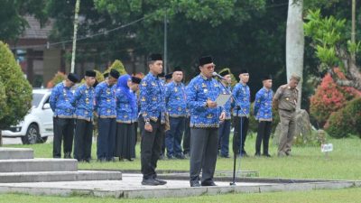 Jelang Purnatugas, Pj Bupati Nukman Pamitan ke Pegawai Pemkab Lambar