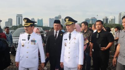 Presiden Prabowo Lantik Dr.Ir. H. Hamartoni Ahadis, M,Si,.dan Romli S.Kom,.M.M, Sebagai Bupati dan Wakil Bupati Lampung Utara Terpilih Periode 2025-2030 Di Istana Negara