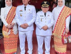 Presiden Prabowo resmi Lantik Dedi irawan- Irawan Topani jadi Bupati dan wakup Pesisir Barat periode 2025-2030.