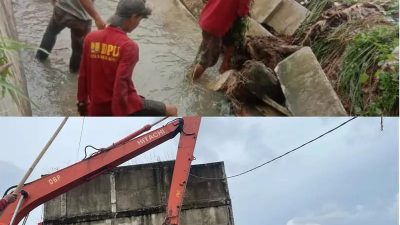 Walikota Bunda Eva Perbaiki Talud Jebol dan Tembok Warga di Tanjung Senang