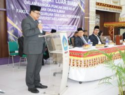 Puncak Dies Natalis ke-57 FKIP Gelar Rapat Senat dan Orasi Ilmiah