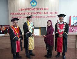 Promosi Doktor Hukum ke-30 di Unila: Model BUMdes Berbadan Hukum