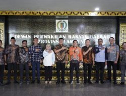 DPRD Provinsi Lampung Terima Berita Acara Penetapan Gubernur dan Wagub Lampung Terpilih