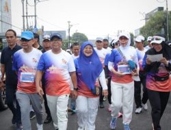 Pj. Gubernur Samsudin Lepas Peserta Bank Lampung Run 2025