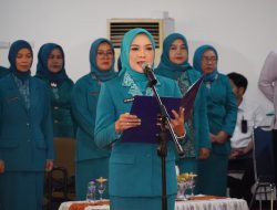 Ketua TP. PKK Provinsi Lampung Lantik Ketua TP. PKK dan Ketua Pembina Posyandu Kabupaten Lampung Selatan