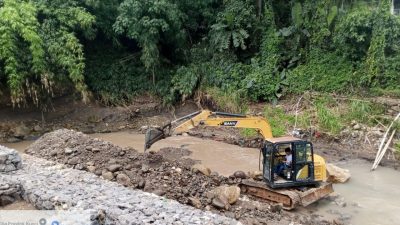 Dinas Pekerjaan Umum Telah Melakukan Normalisasi Sungai Pembangunan Talud
