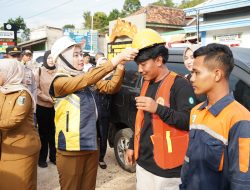 Wagub Jihan Nurlela Resmikan Dimulainya Perbaikan Ruas Jalan Di Kabupaten Lampung Timur