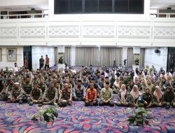 Penjabat Gubernur Lampung Hadiri Pembinaan Mental Spiritual Anggota Satuan Polisi Pamong Praja