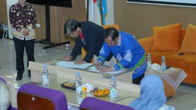 Unila dan Kreasi Prasasti Perdamaian Tanda Tangani PKS