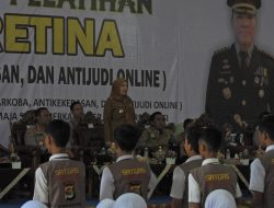 Walikota Bandar Lampung, Hj. Eva Dwiana Membuka Secara Resmi Kegiatan Pendidikan dan Pelatihan Satuan Tugas Remaja Anti Narkoba, Anti Kekerasan, dan Anti Judi Online (RETINA)