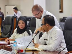 Walikota Bandar Lampung Eva Dwiana yang juga Wakil Ketua Bidang Pemerintah dan Otonomi Apeksi melakukan kunjungan kerja ke kantor Staf Kepresidenan RI