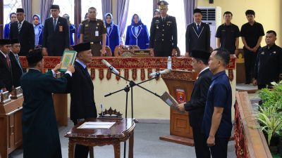 Hadiri Pelantikan PAW Anggota DPRD, Mad Hasnurin Tegaskan Jalankan Tugas dan Peran Sebagai Wakil Rakyat