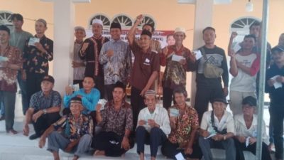 Widodo Anggota Komisi II DPRD Lamsel Dari Fraksi PAN, Mengelar IPWK di Dusun Laban Pasundan