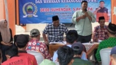 Anggota DPRD Lamsel Fraksi PKS, Dede Suhendar Gelar IPWK di Desa Sukamaju