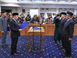 Dua Jabatan Pimpinan Tinggi Pratama di Pemprov Lampung Resmi Berganti