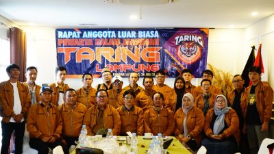 Pewarta Dalam Jaringan (Taring) Lampung Resmi Memiliki Sekretaris Baru