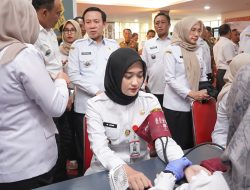 Ratusan ASN Pemprov Lampung Donorkan Darah Untuk Sesama di Momen Kemerdekaan