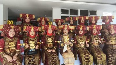 Nuansa Upacara Peringatan Hari Ulang Tahun (HUT) ke-80 Republik Indonesia di Kantor Pusat Bank Lampung