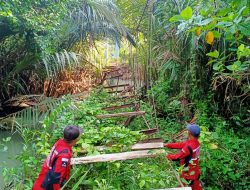 Membangun Harapan di Atas Sungai, Gubernur Lampung Gerakkan Gotong Royong Perbaiki Jembatan Viral Tampang Muda
