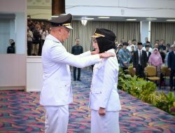 Pelantikan Bupati Way Kanan, Ayu Asalasiyah Diambil Sumpah oleh Gubernur Lampung