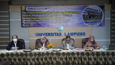 Unila Gelar Pelatihan Pekerti Batch Dua bagi Dosen