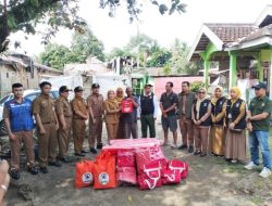 Tim Jitupasna Pesisir Barat adakan Peninjauan dan Beri Bantuan di Lokasi Kebakaran MTs ( NU ) Krui