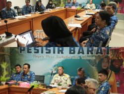 Pemerintah Kabupaten Pesisir Barat Menggelar Rapat Penjajakan Rencana Kerja Sama Dengan Pemerintah Provinsi DKI Jakarta, Melalui Zoom Meeting