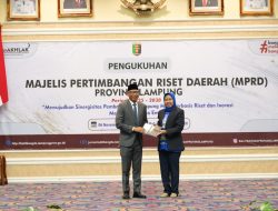 Rektor Dikukuhkan sebagai Ketua MPRD Lampung 2025–2030
