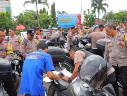 Polresta Bandar Lampung Cek Ratusan Kendaraan Dinas Pastikan Mobilitas Personel