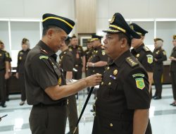 Kajati Lampung Lantik Asintel Aspidsus dan Kajari Pringsewu Yang Baru