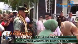 Kunjungan Pangdam 21 Raden Intan