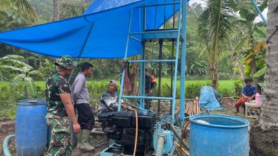 Progres Pembangunan Sumur Bor TMMD di Sejumlah Titik Guna Perkuat Akses Air Bersih untuk Warga