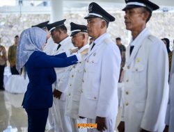 Bupati Nanda Indira Lantik Sembilan Kepala Desa Terpilih Hasil Pilkades Antar Waktu