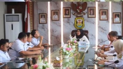 Bunda Eva Terima Audensi Hipmi Bertujuan Untuk Mempererat Silaturahmi Sekaligus Memperkenalkan Struktur Kepengurusan HIPMI yang Baru Kepada Pemerintah Kota Bandar Lampung