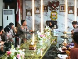Wali Kota Bandarlampung Eva Dwiana Menerima Audiensi Direktorat Pembinaan Masyarakat (Dirbinmas) Kepolisian Daerah Lampung