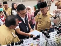 Menyambut Bulan Ramadan, Satgas Pangan Kota Bandar Lampung Bersama BBPOM Melakukan Pengecekan Keamanan Makanan Takjil di Pusat Penjualan Masjid Al Bakrie